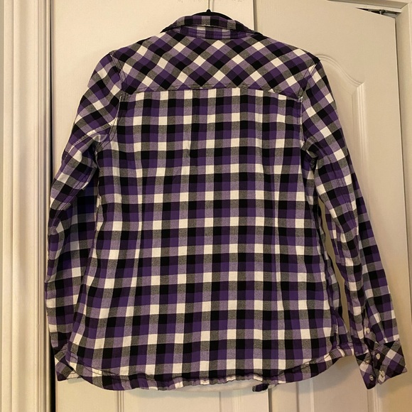 Plaid Lined Button Down - Picture 4 of 4